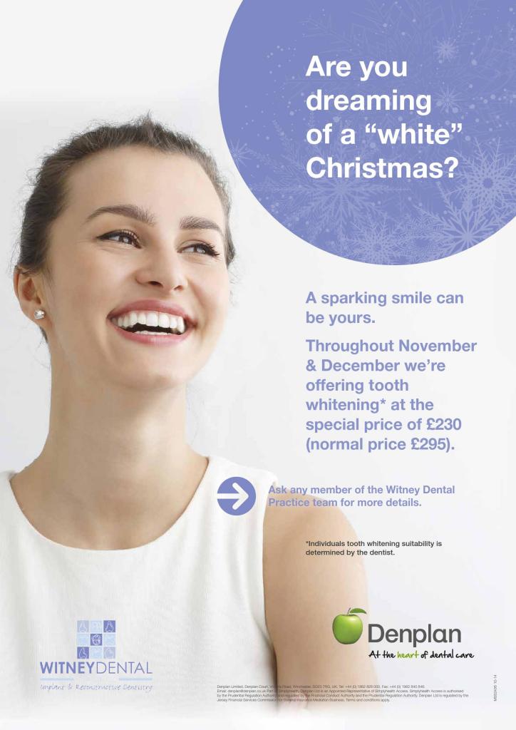 Witney Dental Tooth Whitening Offer Poster